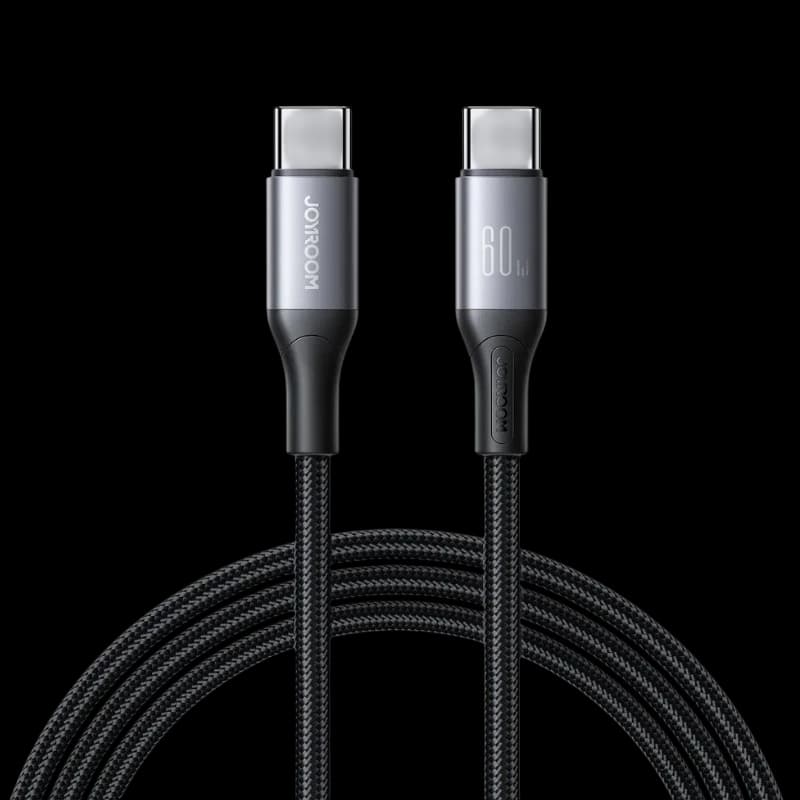 Cabo USB‑C para USB‑C Joyroom Flash Series 60 W 1 m, Preto